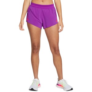 Nike AeroSwift Womens Running Shorts - Vivid Purple/Bright Crimson