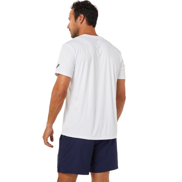 Asics Court Spiral Mens Training T-Shirt - Brilliant White