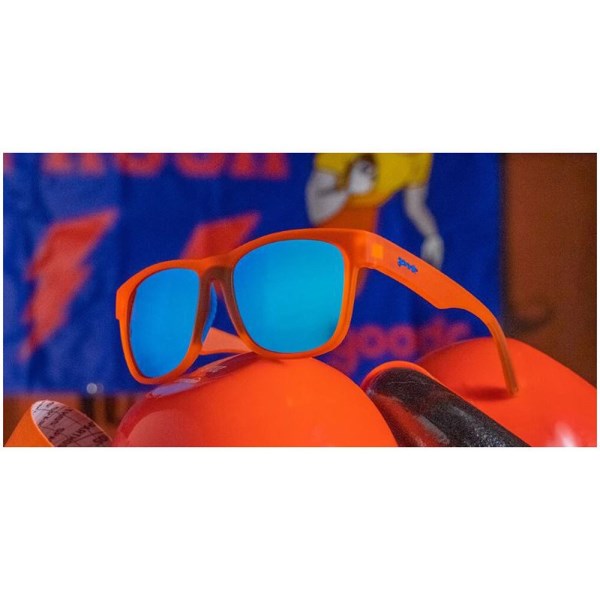 Goodr BFG Polarised Sports Sunglasses - That Orange Crush Rush