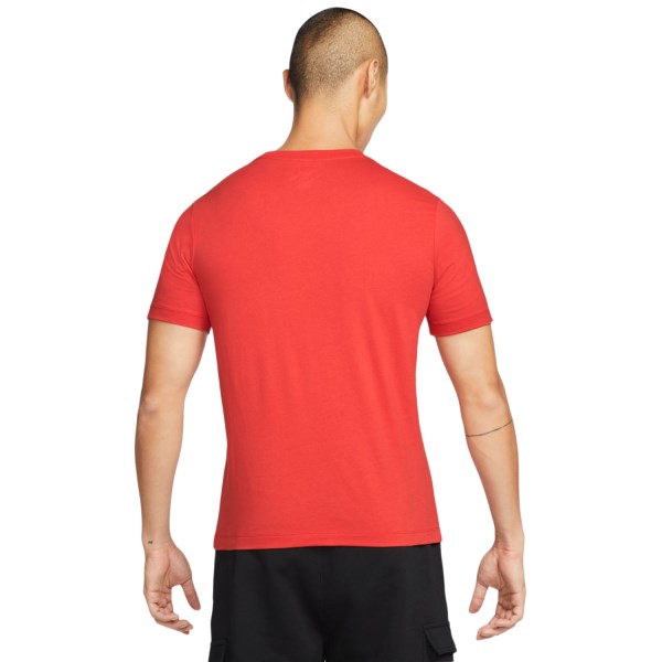 Nike Liverpool Future Crest Mens Soccer T-Shirt - Rush Red/Chrome Yellow
