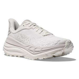 Hoka Stinson 7 - Womens Trail Running Shoes - White/White