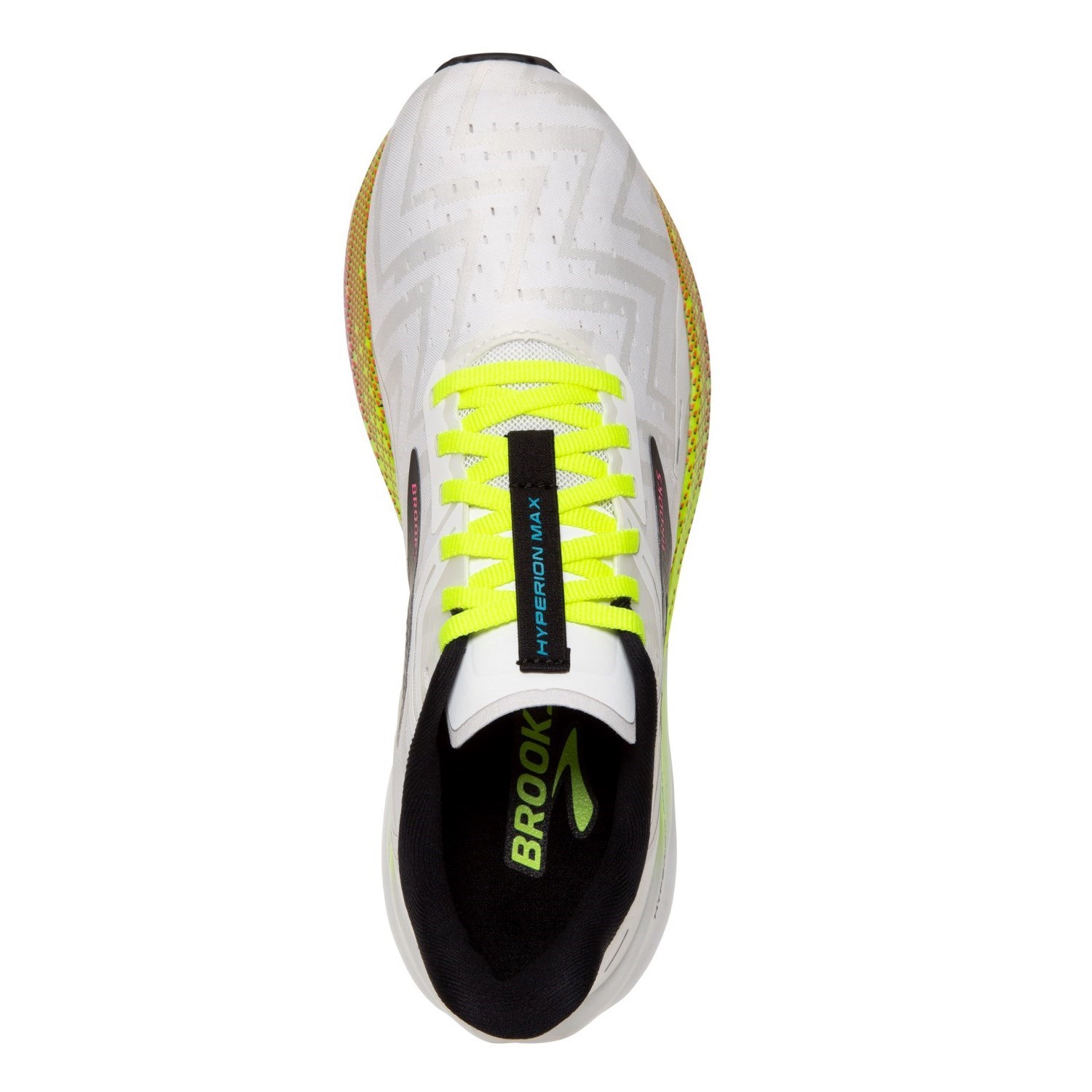 Brooks Hyperion Max - Mens Road Racing Shoes - White/Black/Nightlife ...