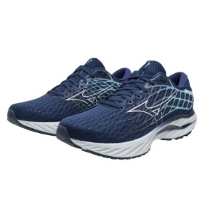 Mizuno Wave Inspire 20 - Mens Running Shoes - Estate Blue/White/River Blue