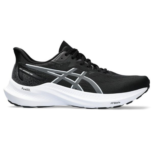 Asics GT-2000 12 - Womens Running Shoes - Black/Carrier Grey