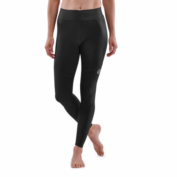 Skins Series-3 Womens Compression Thermal Long Tights - Black