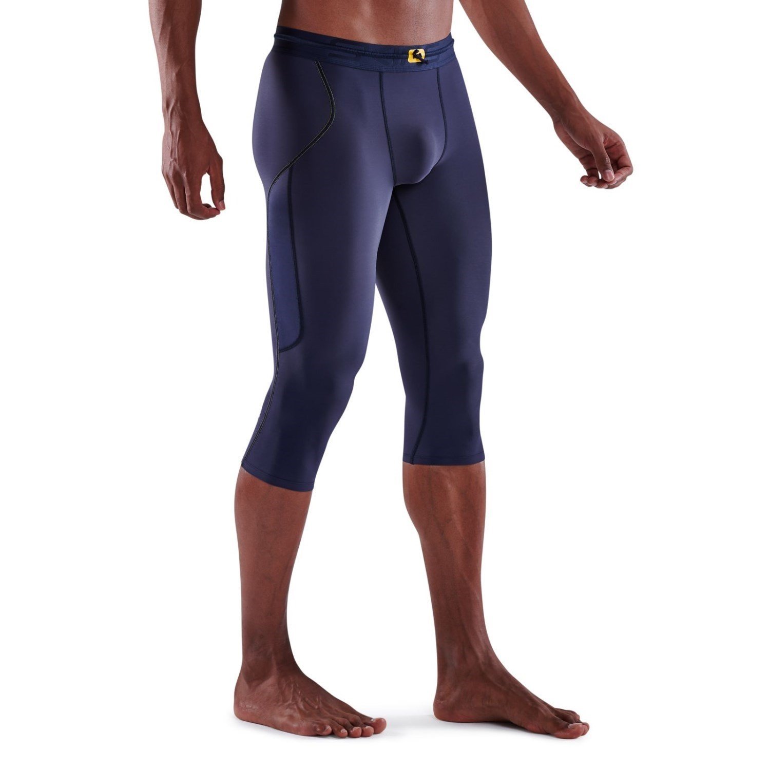 Skins Series-3 Thermal Mens 3/4 Compression Tights - Navy | Sportitude