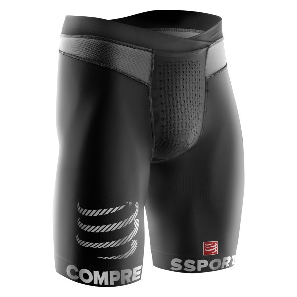 Compressport Run Mens Compression Shorts - Black