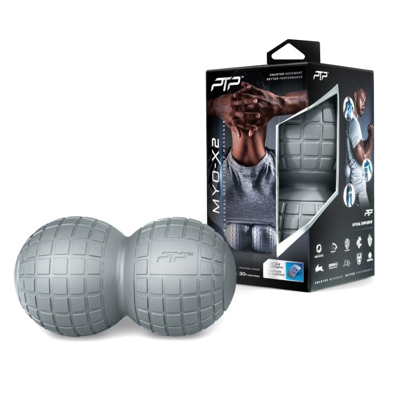 PTP Myo-X2 Back and Neck Massager - Silver