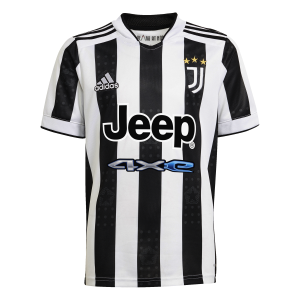 Adidas Juventus 2021/22 Home Kids Soccer Jersey - White/Black