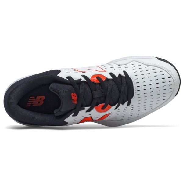 New Balance 696v4 - Mens Tennis Shoes - White/Orange/Black