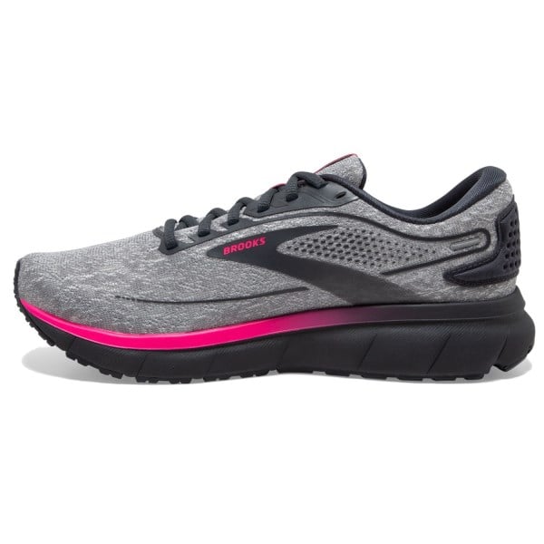 Brooks Trace 2 - Womens Running Shoes - Oyster/Ebony/Pink