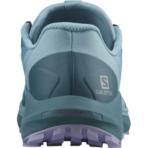 Salomon Sense Ride 4 - Womens Trail Running Shoes - Delphinium Blue/Mallard Blue/Lavender