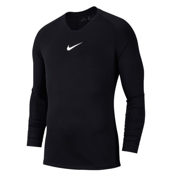 Nike Dri-Fit Park First Layer Kids Thermal Long Sleeve Top - Black