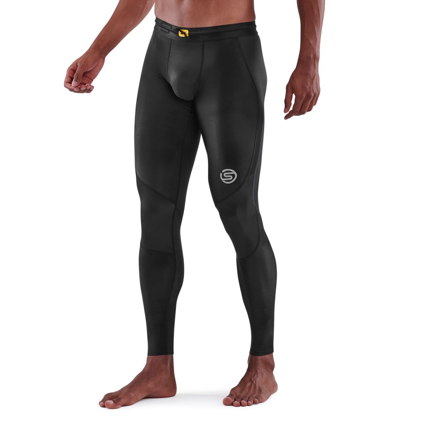Skins Series-3 Mens Compression Long Tights - Black | Sportitude