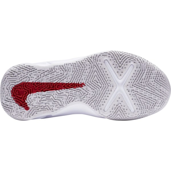 Nike Team Hustle D 10 GS - Kids Basketball Shoes - Off Noir/White/University Red/Game Royal