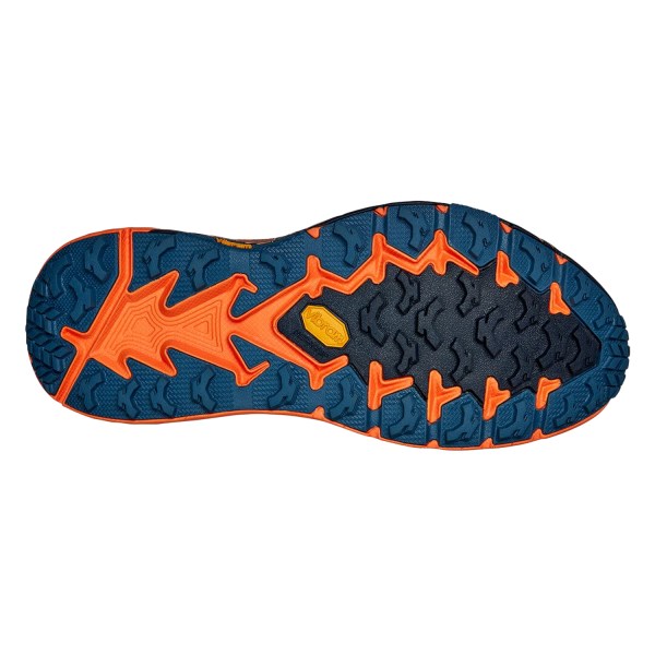 Hoka Speedgoat 4 - Mens Trail Running Shoes - Real Teal/Persimmon Orange