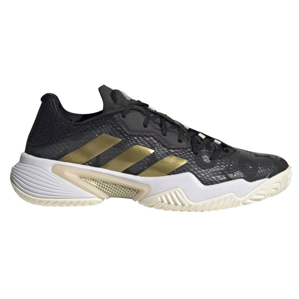 Adidas Barricade - Womens Tennis Shoes - Black/Gold Metallic/Carbon