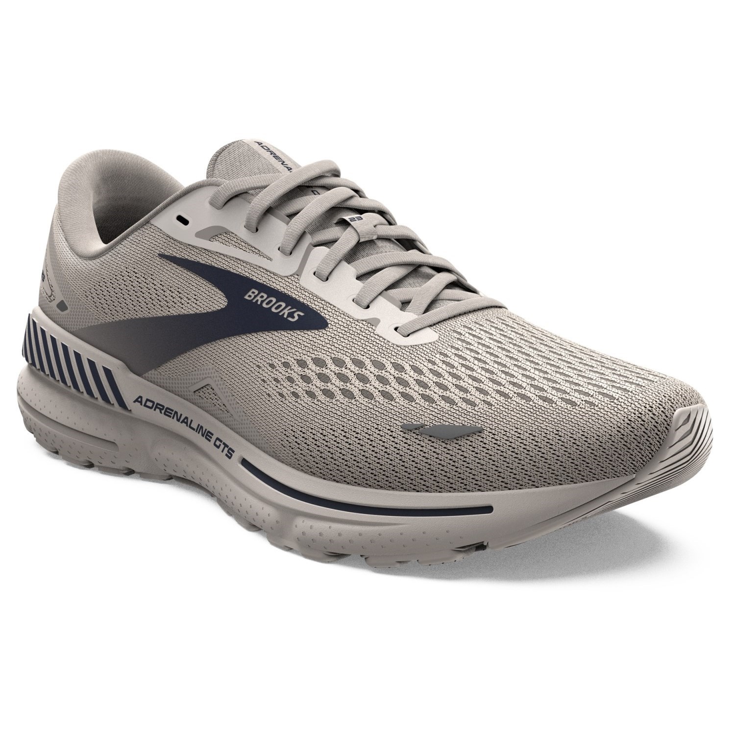 Brooks Adrenaline GTS 23 - Mens Running Shoes - Crystal Grey/Surf The ...