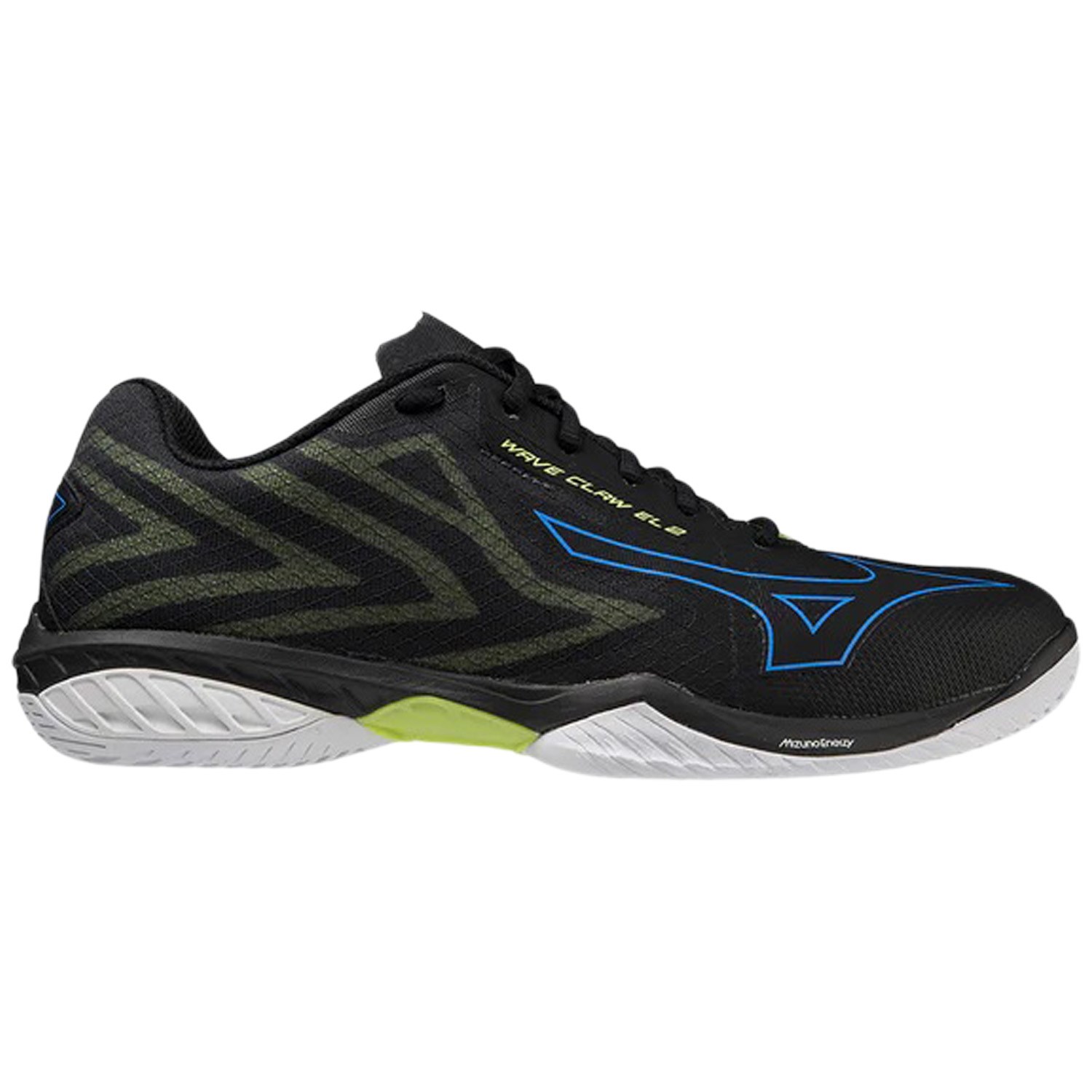 Mizuno Wave Claw EL 2 - Unisex Badminton Shoes - Black/Supersonic/Sharp ...