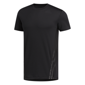 Adidas Aeroready 3-Stripes Mens Training T-Shirt - Black