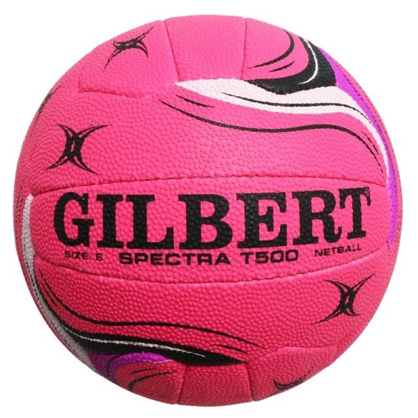 Gilbert Spectra T500 Netball - Size 5 - Pink