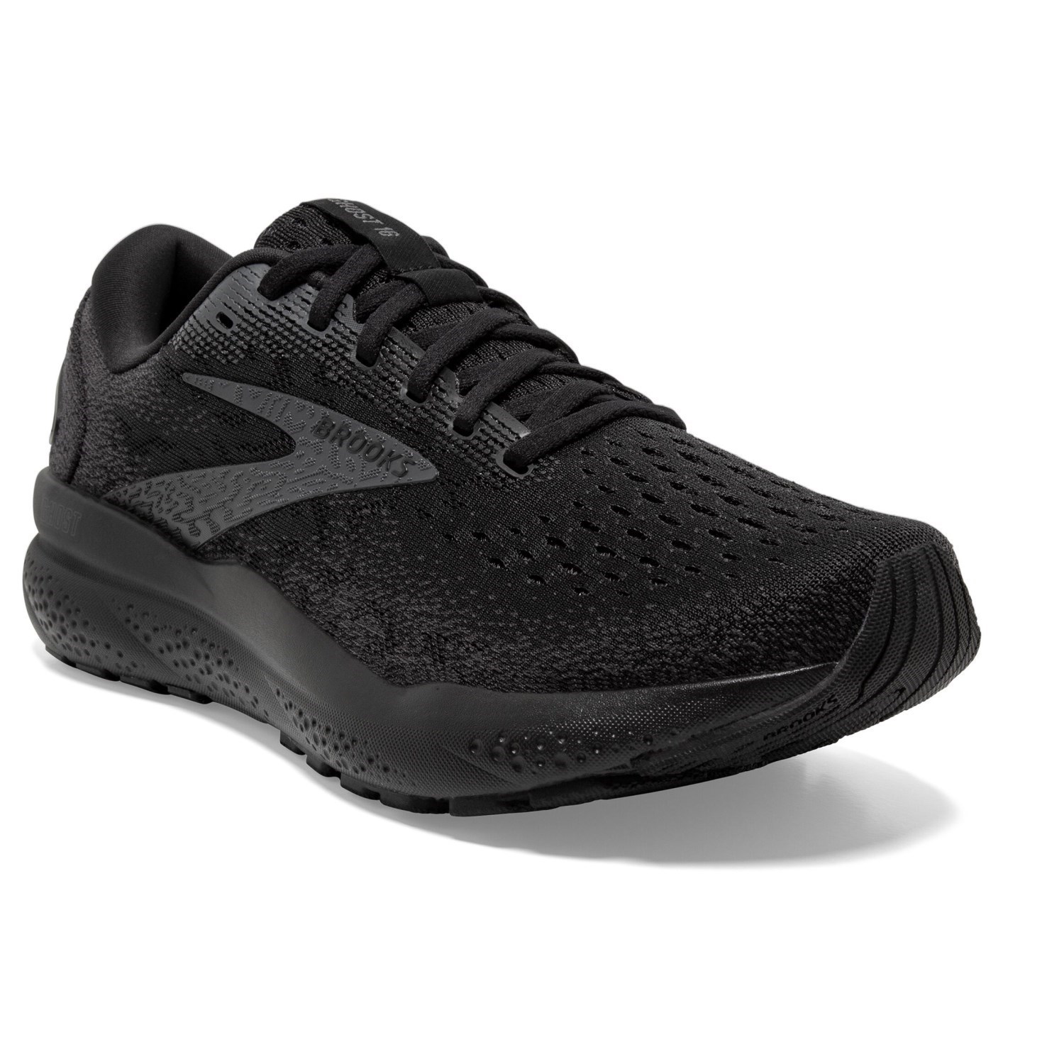 Brooks Ghost 16 - Womens Running Shoes - Black/Black/Ebony | Sportitude