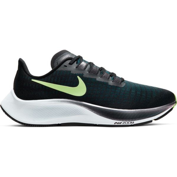 Nike Air Zoom Pegasus 37 - Womens Running Shoes - Black/Ghost Green