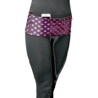 HipS-sister Fashion Sister Reversible Hip Pack - Black/Pink