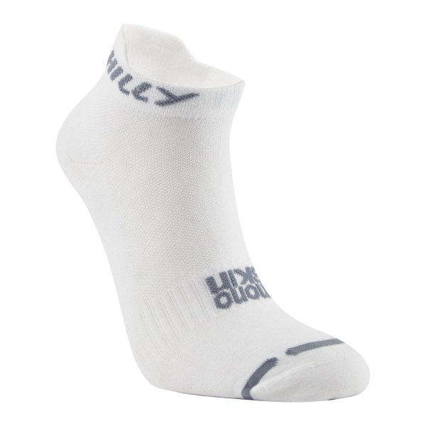 Hilly Lite Socklet - Running Socks - White/Grey