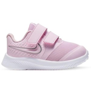 Nike Star Runner 2 TDV - Toddler Running Shoes - Pink Foam/Metallic Silver