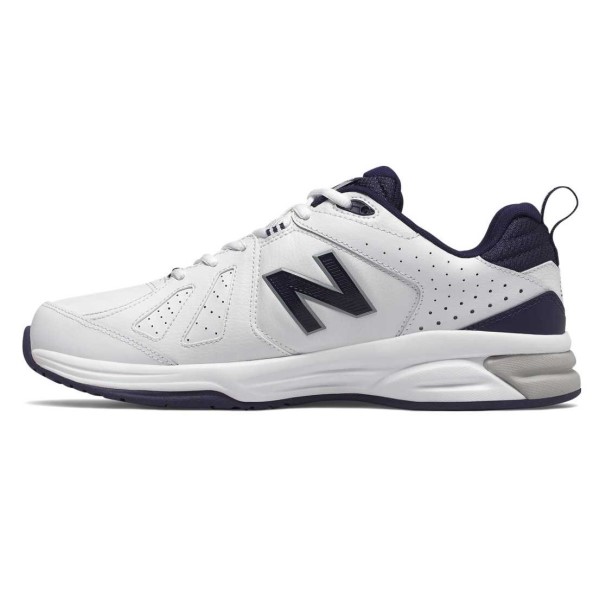 New Balance 624v5 - Mens Cross Training Shoes - White/Navy | Sportitude