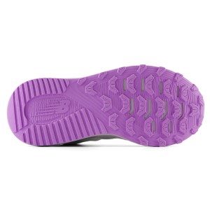 New Balance DynaSoft Nitrel Trail v5 Lace - Kids Trail Running Shoes - Grey Matter/Guava Ice/Purple