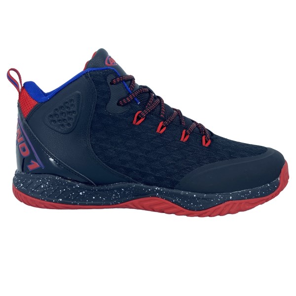 AND1 Blaze - Kids Basketball Shoes - Black/Red
