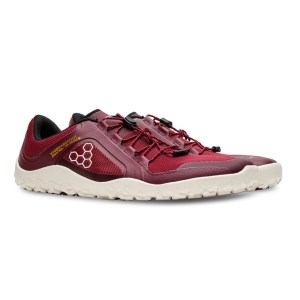 Vivobarefoot Primus Trail 2.0 FG - Mens Trail Running Shoes - Rumba Red