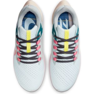 Nike Air Zoom Pegasus 38 Premium - Womens Running Shoes - Blue Tint/Multi-Colour/Regal Pink