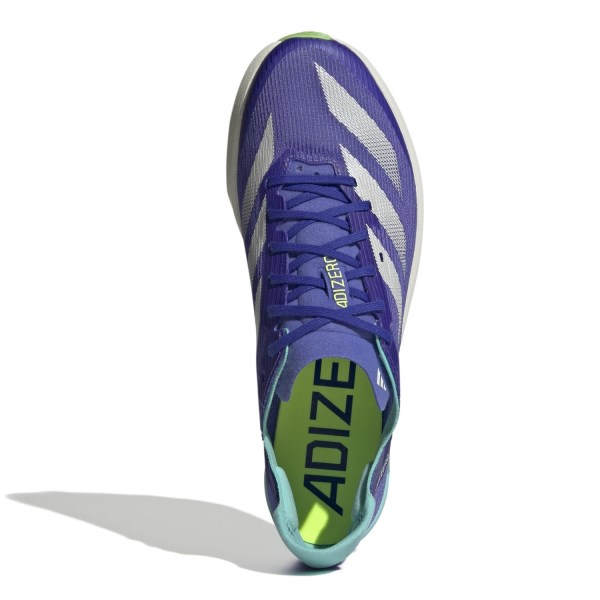 Adidas Adizero Ambition - Unisex Track Running Spikes - Cobalt Blue/Zero Metallic/Lucid Lemon