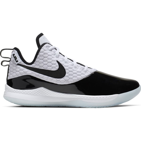 Nike LeBron Witness III PRM - Mens Basketball Shoes - White/Black/Half Blue