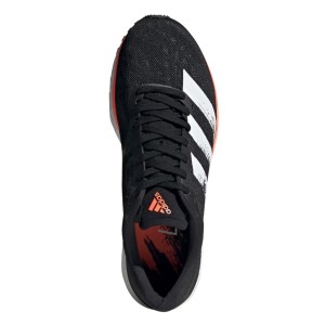 Adidas Adizero Adios 5 - Mens Running Shoes - Core Black/Footwear White/Coral