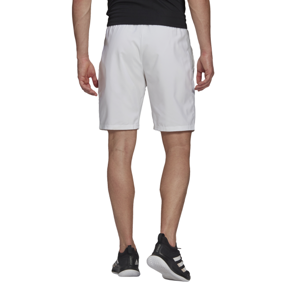 Adidas Club 3-Stripes Mens Tennis Shorts - White/Black