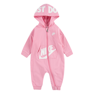 Nike Hooded French Terry Infant Coverall - Pink