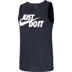 Nike Sportswear Just Do It Mens Tank Top - Navy/White