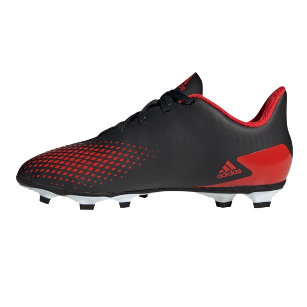 Adidas Predator 20.4 FxG - Kids Football Boots - Core Black/Active Red