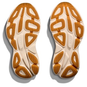 Hoka Bondi 8 - Womens Running Shoes - Sandstone/Cream