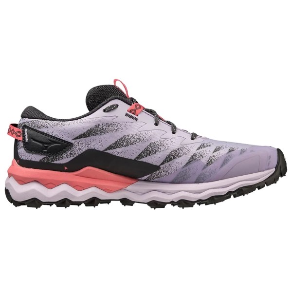 Mizuno Wave Daichi 7 - Womens Trail Running Shoes - Pastel Lilac/Wisteria/Kissed Coral