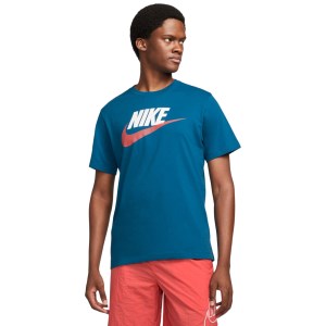 Nike Sportswear Mens T-Shirt - Court Blue/Team Orange
