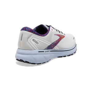 Brooks Ghost 14 - Womens Running Shoes - Pixel White/Heather/Violet/Ebony