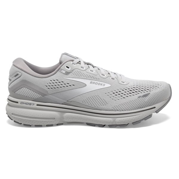 Brooks Ghost 15 - Womens Running Shoes - Oyster/Alloy/White