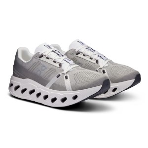 On Cloudeclipse - Mens Running Shoes - Alloy/White