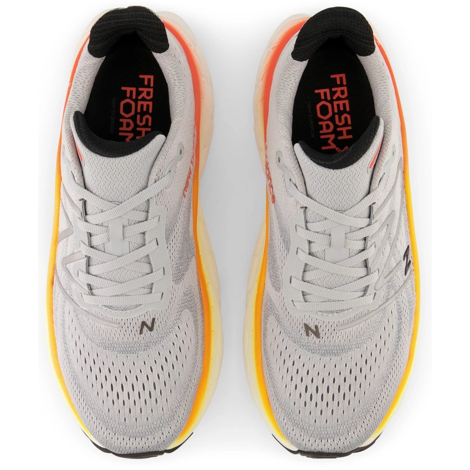 New Balance Fresh Foam More v4 - Mens Running Shoes - Aluminum Grey ...