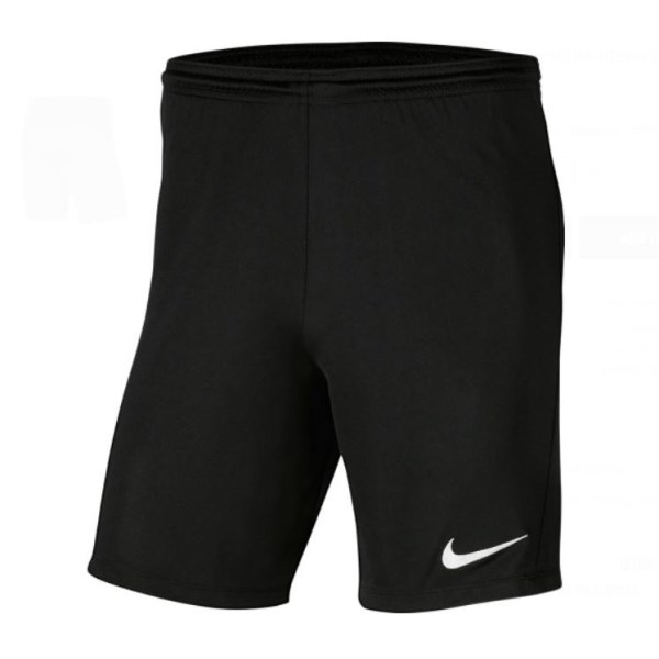 Nike Youth Dri-Fit Park III Kids Soccer Shorts - Black